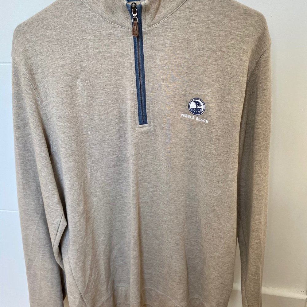 Pebble Beach Johnnie O Golf Quarter Zip Pullover
